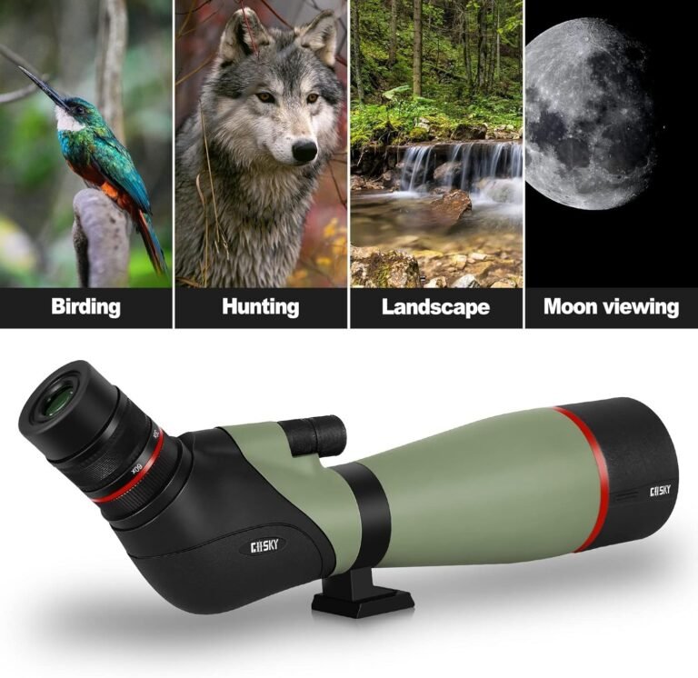 Gosky 20-60X80 HD Dual Focusing Spotting Scope Review: Professional BAK4 Optics with Revolutionary Smartphone Digiscoping